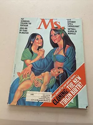 Ms. Magazine June 1976 Genetic Cloning Anais Nin Pat Schroeder Women's Feminism • $9.99