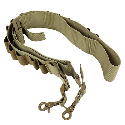 2 Point 15 Shell Shotgun Sling Adjustable Length Tactical Gun Ammo Holder Strap • $8.89