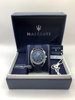 Maserati Trimarano Yacht Timer R8851132001 Stainless Steel Quartz 41MM Watch • $160