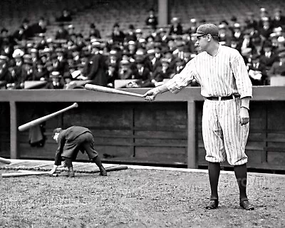 BABE RUTH & Bat Boy 11x14 Photo Picture NEW YORK YANKEES Baseball (B6) • $12.95