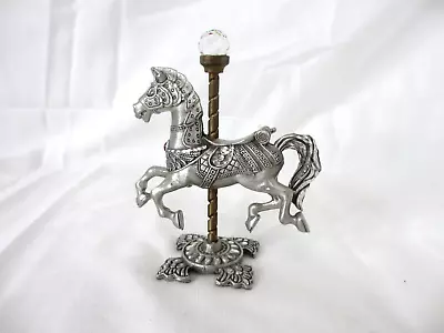 1991 Masterworks Fine Pewter Carousel Horse Figure • $20