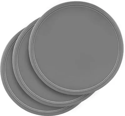 3 Pack 12 Inch Steel Pizza Pan Round Baking Tray For Home Restaurant • $18.57