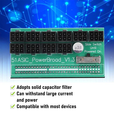 £10.03 • Buy Power Adapter Board 6 Pin Universal Server Power Supply Converter Acces