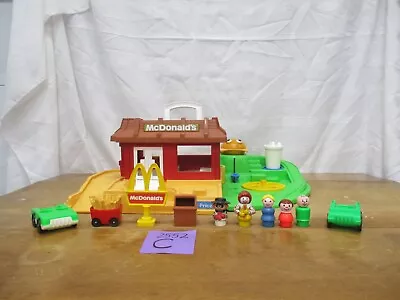 Vintage Fisher Price Little People McDonald’s Playset 2552 C Bus Extra 100% • $395