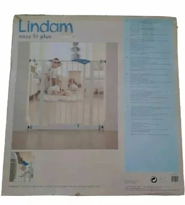 £30 • Buy Lindam Easy Fit Plus Baby GateAdjusts To Fit Opening Between 75cm And 82cn New