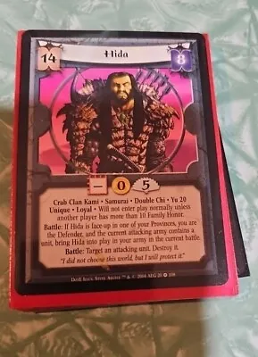 Hida | Personality Crab Fixed | Legend Of Five Rings L5R Dawn Of The Empire | NM • $25