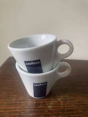 2x LAVAZZA Espresso Coffee Small (mini) Porcelain Cup • £9.99