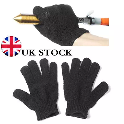 Pair Heat Resistant Protective Gloves For Hair Straightener Curling Tong Wand UK • £0.99