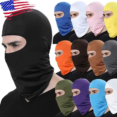 $0.99 • Buy Balaclava Face Mask UV Protection Ski Sun Hood Tactical Masks For Men Women US