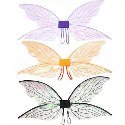 Sparkling Butterfly Wings Asymmetrical Elf Fairy Wings With Shoulder Straps New • $14.07