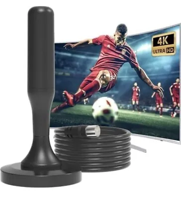 Indoor TV Aerial - Digital TV Aerial With Powerful Magnetic Base • £17.99