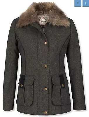 Jack Murphy Aurnia II Knockmore Ladies Tweed Jacket Size 8 • £145