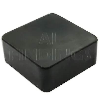 2 1/2  X 3/4  RUBBER DOMING DAPPING BENCH BLOCK 62mm X 62mm X 20mm CRAFT TOOL • £5.99