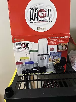 The Original Magic Bullet Express 17 Piece Set High Speed Blender Mixer System  • $24.95