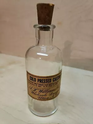 Vintage Pyrex Lab Apothecary Clear Glass Bottle W/ Stoppers   • $20