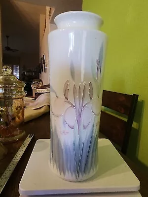 Vase 12  Tall By Toyo Handpainted • $25