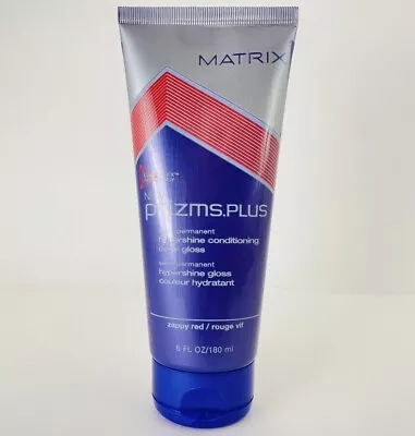 Matrix Prizms Plus Hypershine Conditioning Color Gloss Zappy Red 6 Oz • $57.85