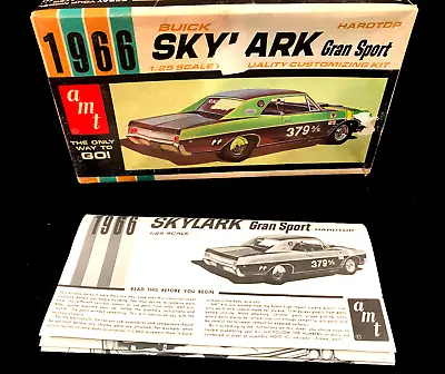 Amt 1966 Buick Skylark  Gs  Annual Kit#6566-150 Mpc 1/25  Box & Injstructions • $19.99