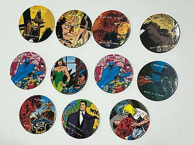 VTG POG Milkcaps Assorted Lot Of 11 Batman POGS Robin Scarface Scarecrow • $9.92