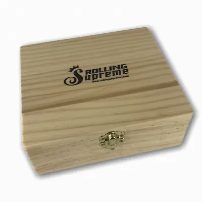 £14.99 • Buy Rolling Supreme Wooden Stash Box King Size Large Magnetic Smokers Stash Box 