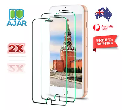 2X Screen Protector Tempered Glass And Clear Case Cover For IPhone 6S 6 7 8 PLUS • $5.99