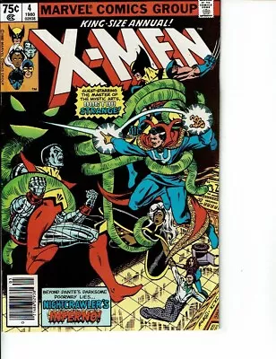 X-Men King-Size Annual #4 Marvel Comics 1980 1st Dr. Strange Team-Up • $5.99
