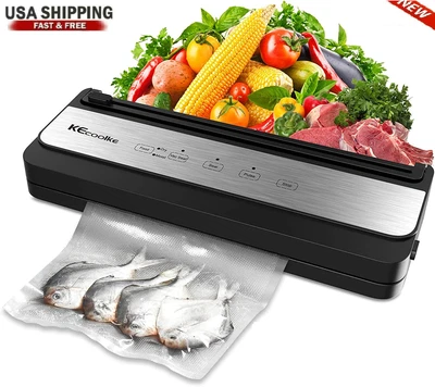 $13.99 • Buy Vacuum Sealer Machine Food Preservation Storage Saver Automatic With Seal Bag