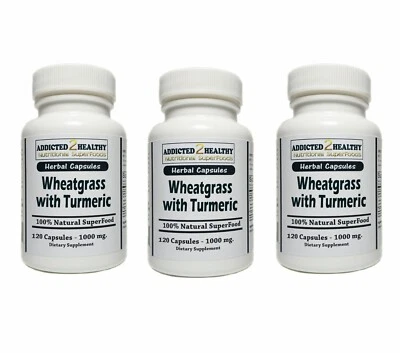 $37.49 • Buy 360 Wheatgrass With Turmeric Capsules | Antioxidants, Anti-inflammatory + More