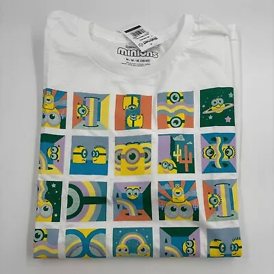 Minions Men's White T-Shirt 100% Cotton  Illumination • $15