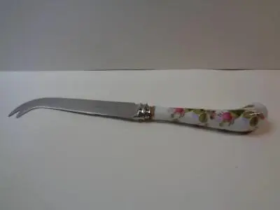 A E Lewis Sheffield England Porcelain Handle With Stainless Steel Cheese Knife • $17.55