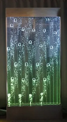 £3326.72 • Buy Water Wall Panel LED Illuminated Customizable Size RGB Colour Change Acrylic New