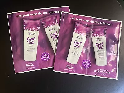 2x NOT YOUR MOTHER'S Curl Talk Defining Cream & Frizz Sculpting Gel Samples • $9.93