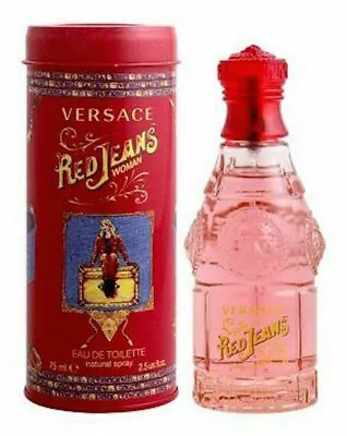 RED JEANS By Versus Versace Perfume For Women 2.5 Oz Edt NEW IN BOX • $29.95