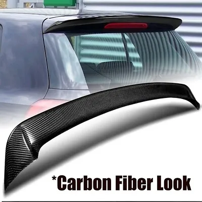 Carbon Fiber ABS Rear Roof Spoiler Wing For 2010-2013 Volkswagen Golf 6 MK6 GTI • $114.98