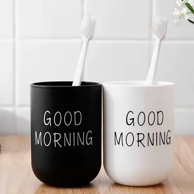 £7.80 • Buy Bathroom Tumbler Toothpaste Cup Toothbrush Holder Tooth Mug  Storage Organiser 