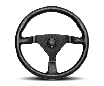 Momo Montecarlo 320mm Steering Wheel Black With Black Stitching 6 Bolt Racing • $219