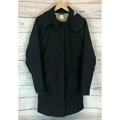 Patagonia Torrentshell City Coat Down Lined Black Jacket Hood Womens M • $79.99