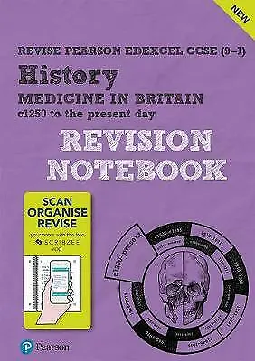 Pearson REVISE Edexcel GCSE (9-1) History Medicine In Britain Revision... • £8.04