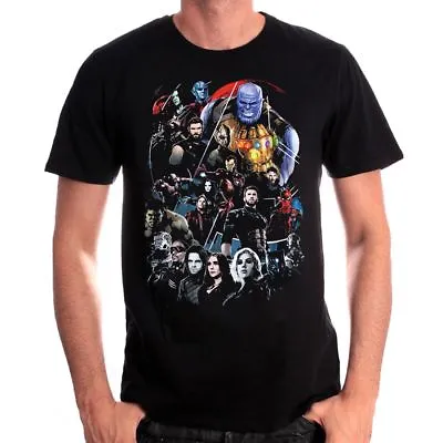 Official Marvel Comics - Avengers: Infinity War - Group Black T-shirt (new) • £16.99