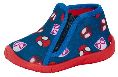 Spidey And His Amazing Friends Slippers Infants Zip Fastening Booties House Shoe • £11.95