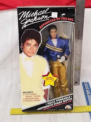 1984 LJN MICHAEL JACKSON DOLL DANCE FIGURE “GRAMMY AWARDS OUTFIT   1 Glove! • $80.75