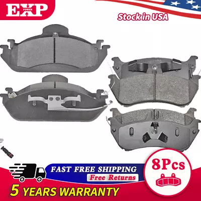 Semi-Metal Brake Pads For Front & Rear 1998-2003 MERCEDES BENZ ML320 ML350 ML430 • $57.99