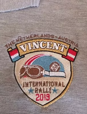 Vincent Motorcycle International Rally 2019 POLO SHIRT The Netherlands - Austria • $58.07