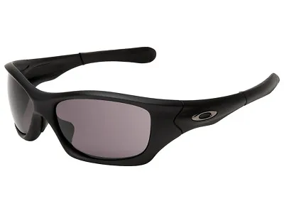 $249.99 • Buy Oakley Pit Bull Sunglasses OO9161-04 Matte Black/Warm Grey Asian