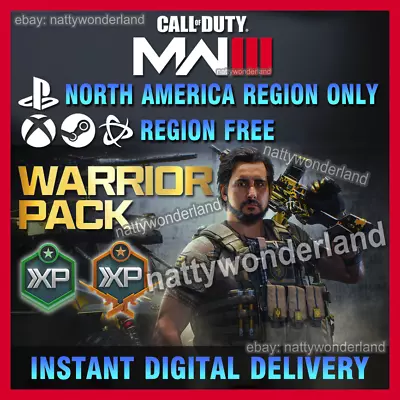 Call Of Duty Modern Warfare 3 WARRIOR PACK Weapon Operator Skin CoD MW3 DLC 🎮 • $8.99