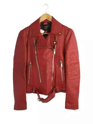 MCM #1 Double Riders Jacket SizeM Leather RED • $394.60
