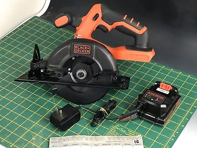 BLACK+DECKER BDCCS20 139mm 5.5-Inch Cordless Circular Saw Charger Batt No Blade • $38