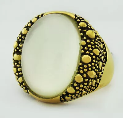 MICHAEL DAWKINS GENUINE STARRY NIGHT Mother Pearl RING .925 * New With Tag * • $99.25