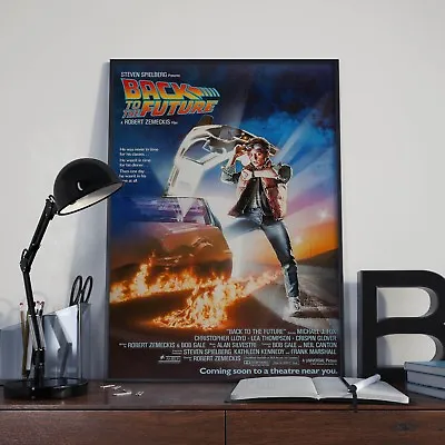 Classic 80's Back To The Future McFly Movie Film Poster Print Picture A3 A4 • £4.99