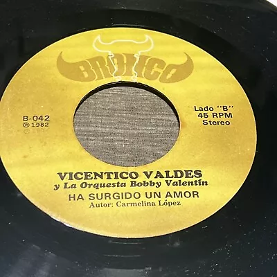 Vicentico Valdes Y La Orq De Bobby Valentin-ha Surgido Un Amor-45rpm • $6.95